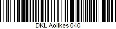 Barcode cho sản phẩm Dây kháng lực Aolikes